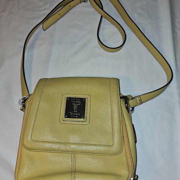 Tignanello - golden yelllow leather bag - Picture 1 of 7